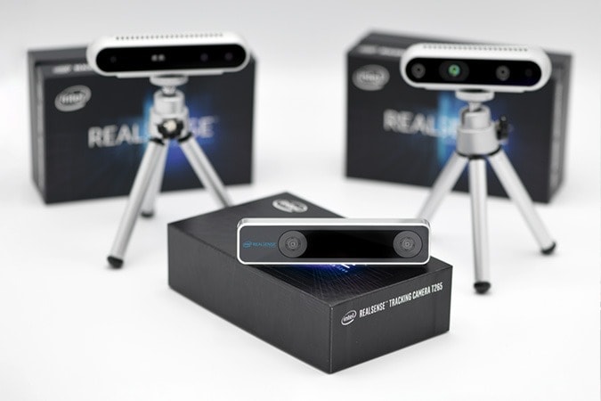 Depth anf tracking camera products from Intel RealSense