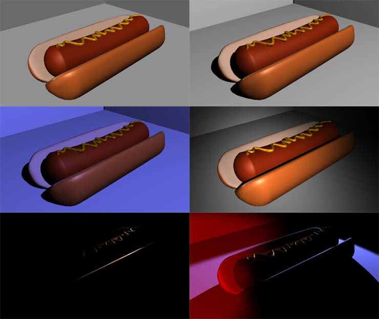 Hotdog in the dark