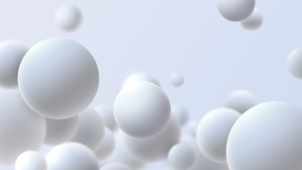 Image of 3D spheres